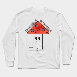 KING MUSHROOM DESIGN Long Sleeve T-Shirt